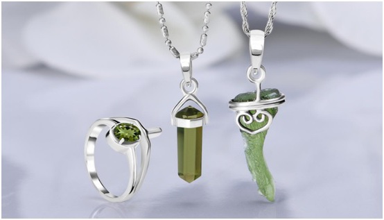 Real Moldavite Jewelry