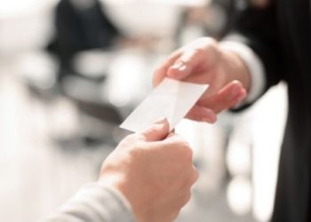 their own business cards