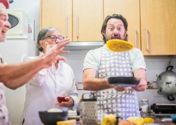 cooking for elderly people